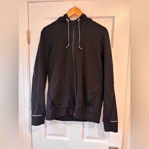 HUGO Hugo Boss black zippered hoodie size medium